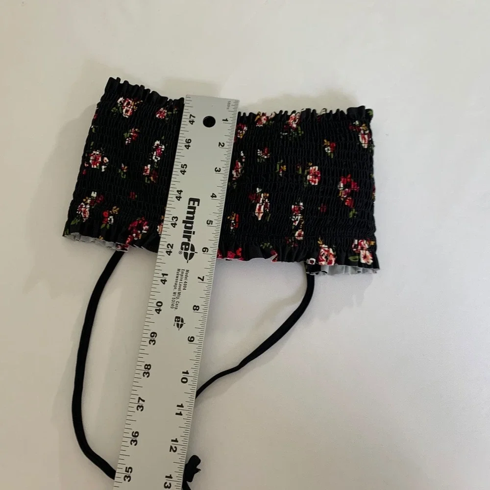 Lot of 5 Bikini Swim Tops Smocked Corset Bustier‎ Swimwear XS/S Festival Beach